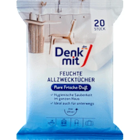 Denkmit Universal wet wipes pure freshness, 20 pcs