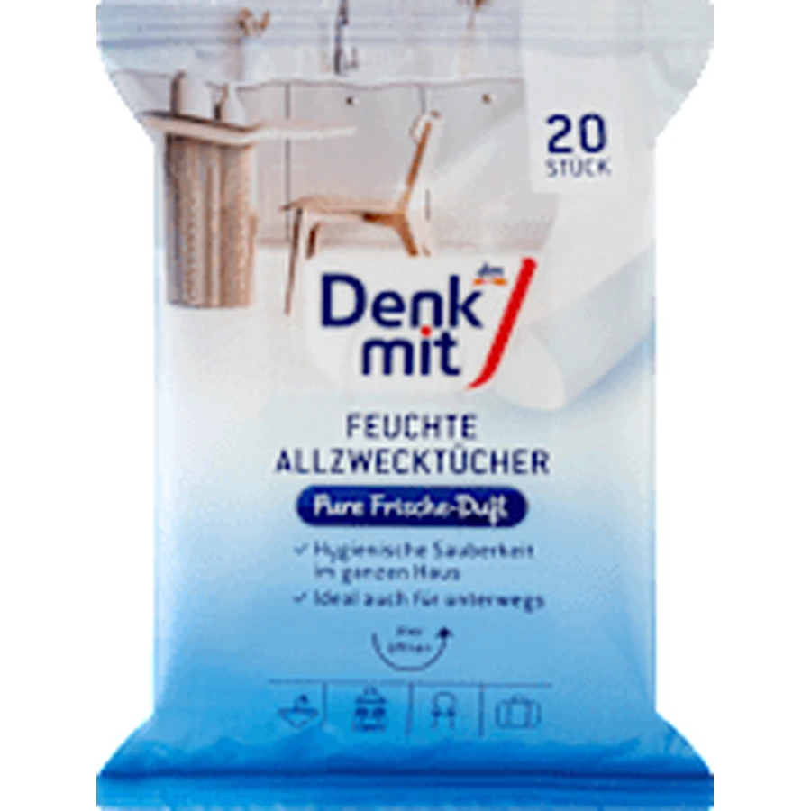 Denkmit Universal wet wipes pure freshness, 20 pcs