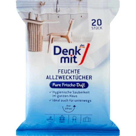 Denkmit Universal wet wipes pure freshness, 20 pcs