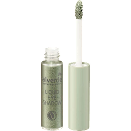 alverde NATURKOSMETIK Sombra de ojos líquida 03 Sparcly Green