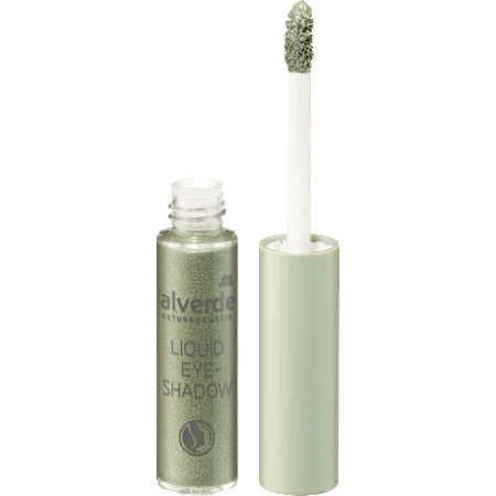 alverde NATURKOSMETIK Sombra de ojos líquida 03 Sparcly Green