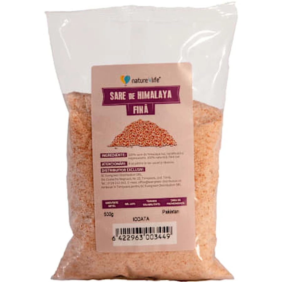 Nature4life Pink Himalayan Salt, 500 g