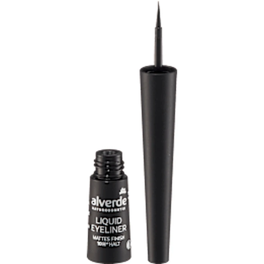 alverde NATURKOSMETIK Vloeibare Cust Nr.10 Zwart
