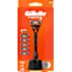Gillette Fuzion5 scheerapparaat + standaard + 5 navullingen, 1 stuk