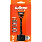 Gillette Fuzion5 scheerapparaat + standaard + 5 navullingen, 1 stuk