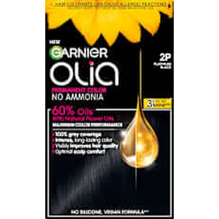 GARNIER olia Pintura permanente 2P Negro Platino, 174 ml