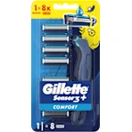 Gillette Sensor3 Comfort Shaver + 8 refills, 1 pc