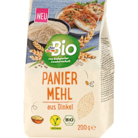 dmBio Spelt paneermeel, 200 g