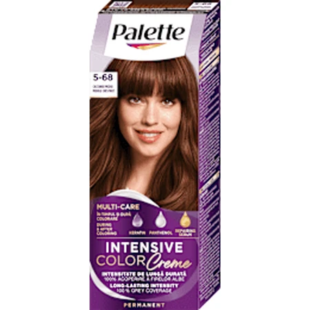 Palette INTENSIVE COLOUR CREME Dauerhafte Farbe 5-68 Mittelbraun, 1 Stück
