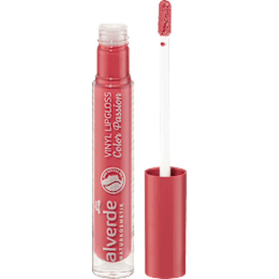 alverde NATURKOSMETIK Brillo de Labios Vinilo Color Pasión Nº 30