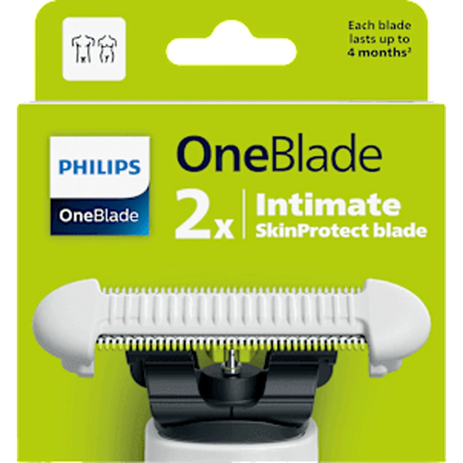 PHILIPS OneBlade OneBlade Intimate Men's QP229/50,, 2 pcs