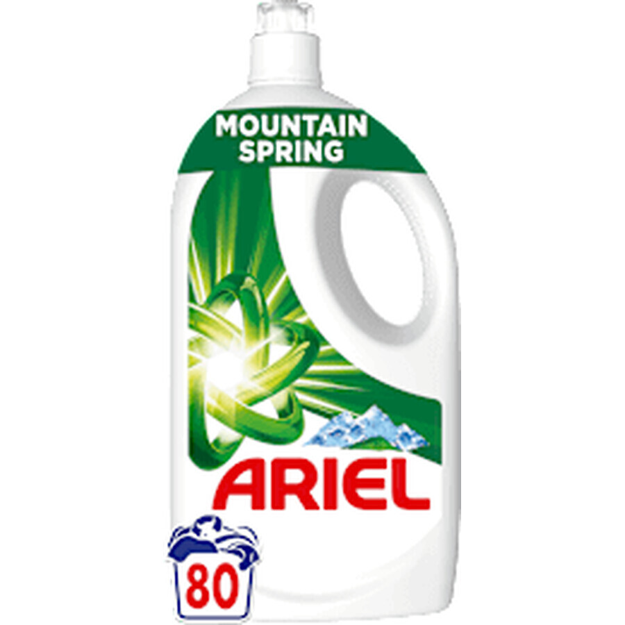 Détergent liquide ARIEL Mount Spring 80 lavages, 3.6 l