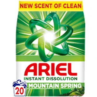 ARIEL Laundry detergent powder mountain spring 20 washes, 1,3 Kg