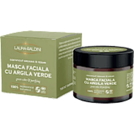 LAURA BALDINI Gesichtsmaske aus grüner Tonerde - Green Vibes, 50 ml