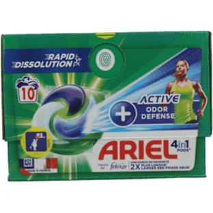 ARIEL Laundry detergent capsules 4in1 Active, 10 pcs