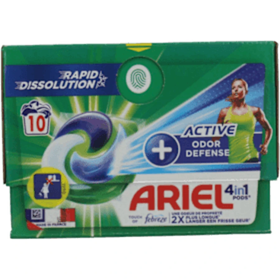 ARIEL Laundry detergent capsules 4in1 Active, 10 pcs