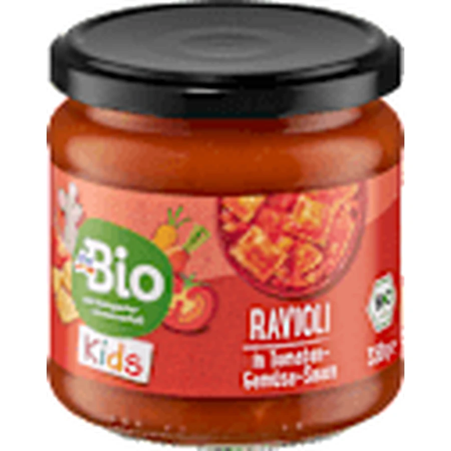 dmBio Raviolis aux tomates et aux légumes, 350 g