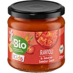 dmBio Raviolis aux tomates et aux légumes, 350 g