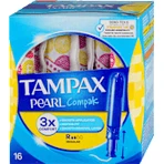 Tampax Tampones con aplicador Pearl Compak Regular, 16 unid.