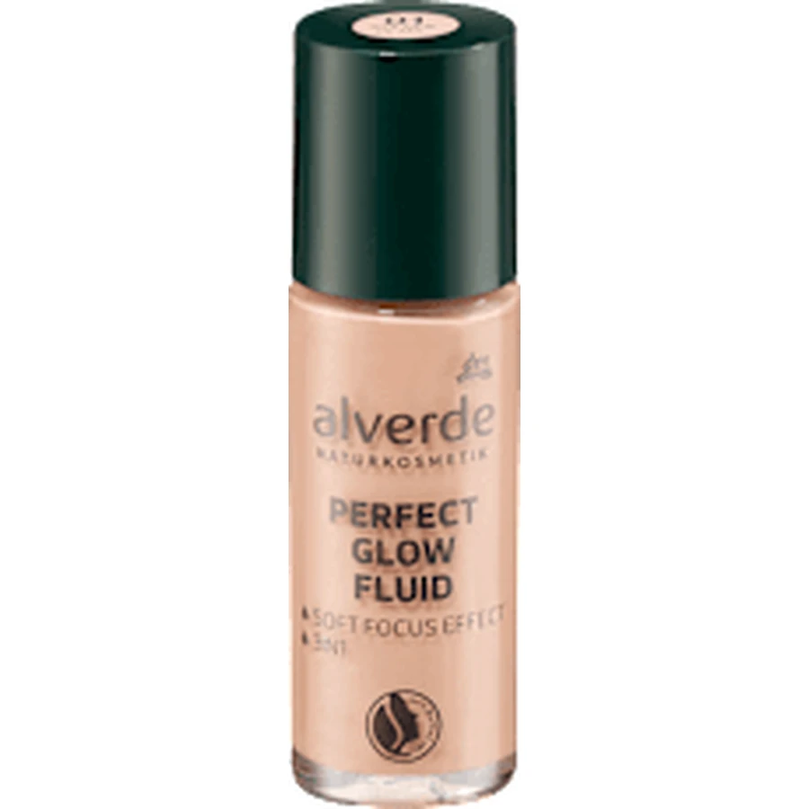 alverde NATURKOSMETIK Perfecte Gloed Vloeibaar Nr. 01 Gouden Parel