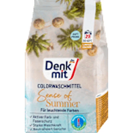 Denkmit Laundry detergent powder color powder laundry detergent summer feeling, 1,35 Kg
