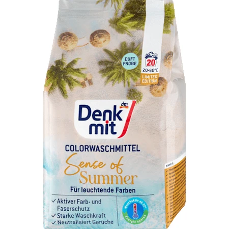 Denkmit Laundry detergent powder color powder laundry detergent summer feeling, 1,35 Kg