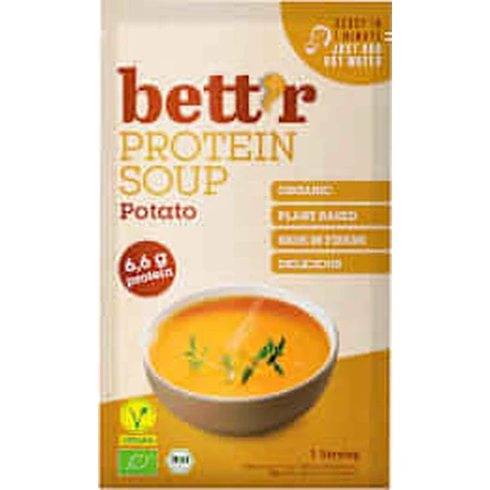 bett'r Sopa de patata instantánea rica en proteínas, 30 g
