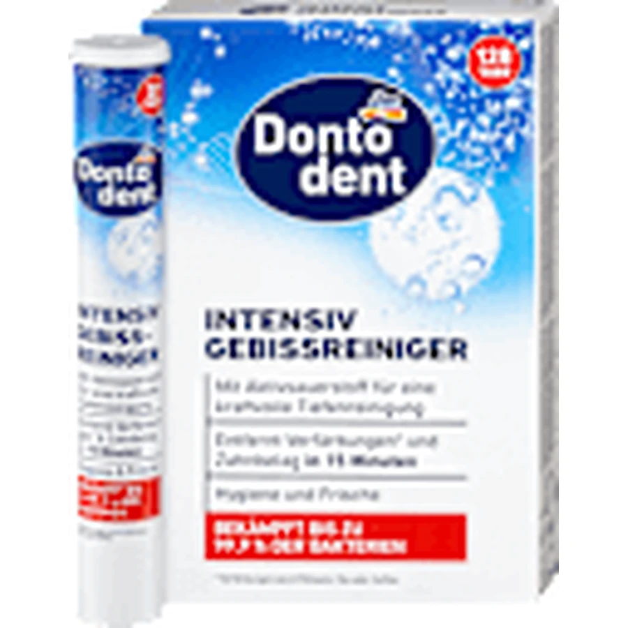 Dontodent Denture Cleaning Tablets, Intensive, value pack, 128 pcs