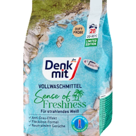 Denkmit Laundry detergent powder fresh feeling, 1,35 Kg