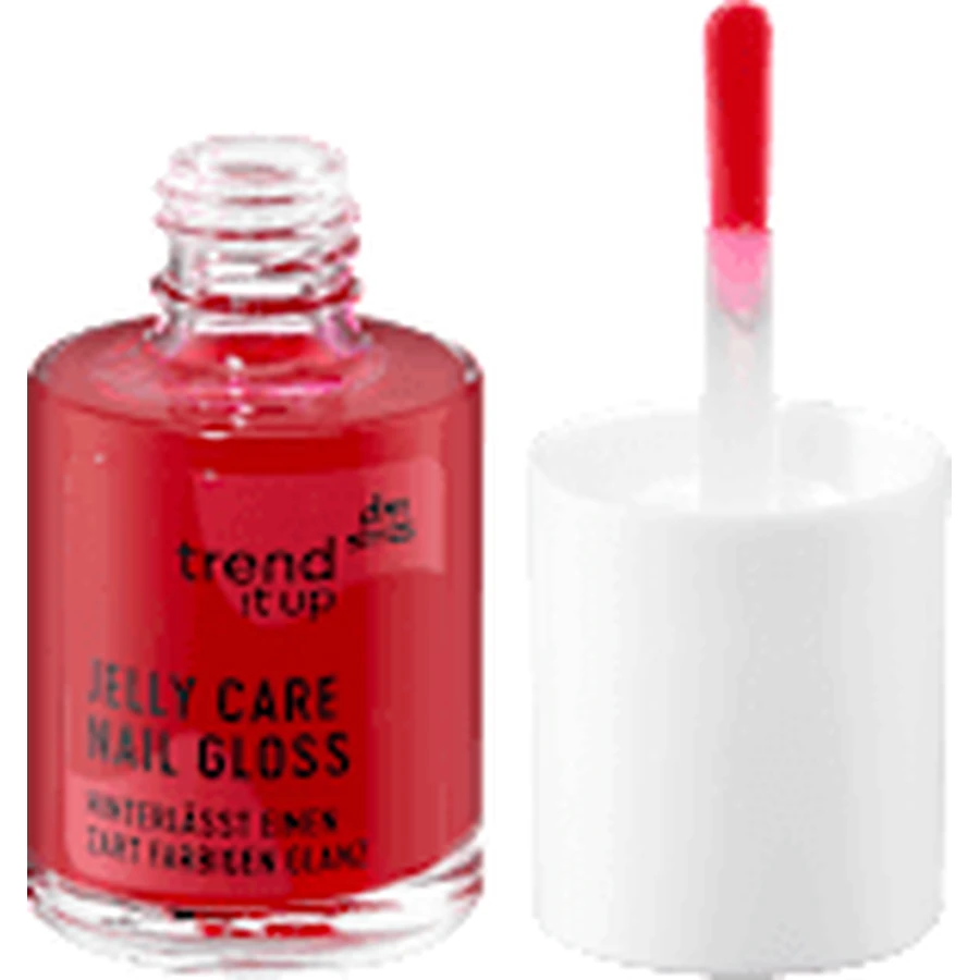 trend !t up Nail Polish Jelly Care Gloss No. 010 - Bright Berry Red