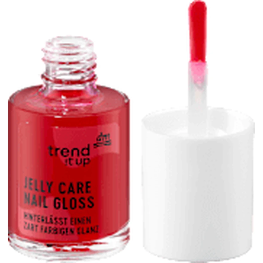 trend !t up Nail Polish Jelly Care Gloss No. 010 - Bright Berry Red