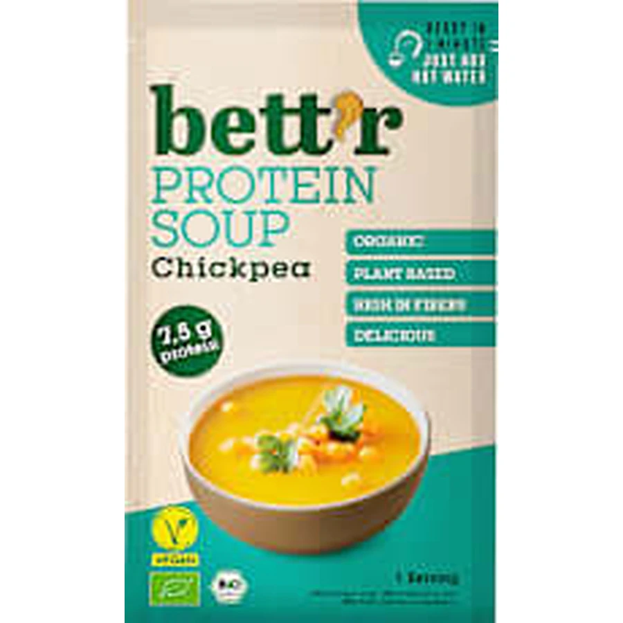 bett'r Eiweißreiche Instant-Kichererbsensuppe, 30 g