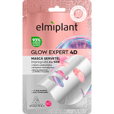 Elmiplant Niacinamide gezichtsmasker, 1 st