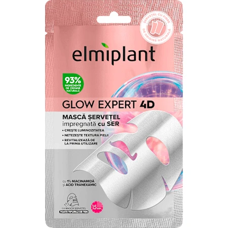 Elmiplant Niacinamide gezichtsmasker, 1 st