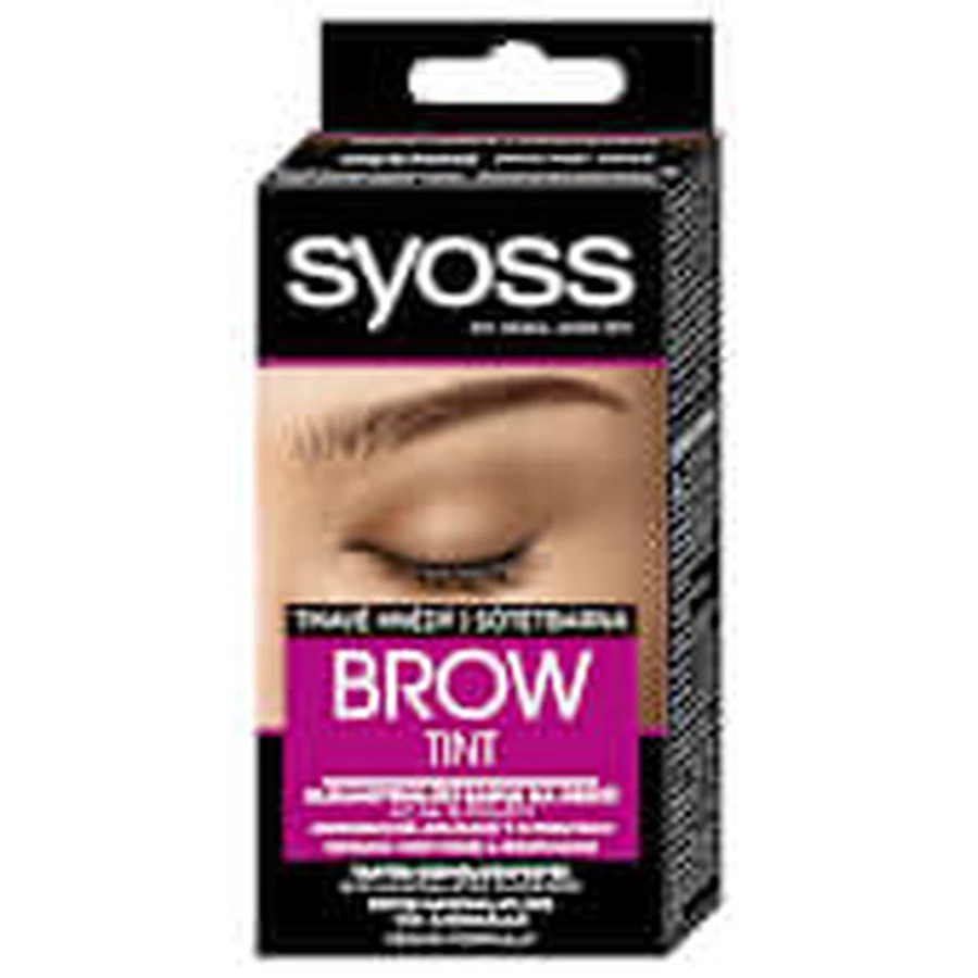 syoss Brow Tint Permanent Brow Tint Dunkelbraun 17ml