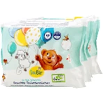 SauBär Ultra-sensitive moist toilet tissue 4x60, 240 pieces