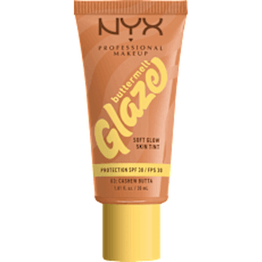 NYX PROFESSIONAL MAKEUP Buttermelt Glaze foundation SPF 30 3W, 30 ml