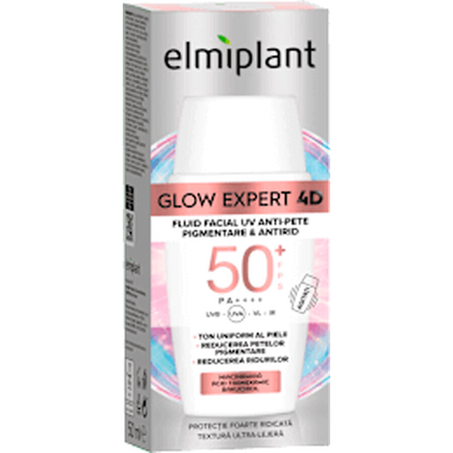 Elmiplant Fluido facial antimanchas con SPF50+, 50 ml