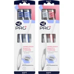 Dontodent PRO+ Cepillo dental PRO+ Protección y fortalecimiento de la encía, suave, 2 uds.