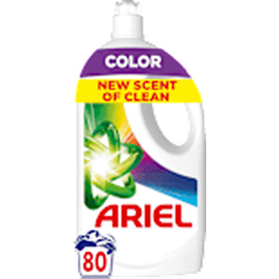 ARIEL Detergente liquido per bucato colorato 80 lavaggi, 3,6 l