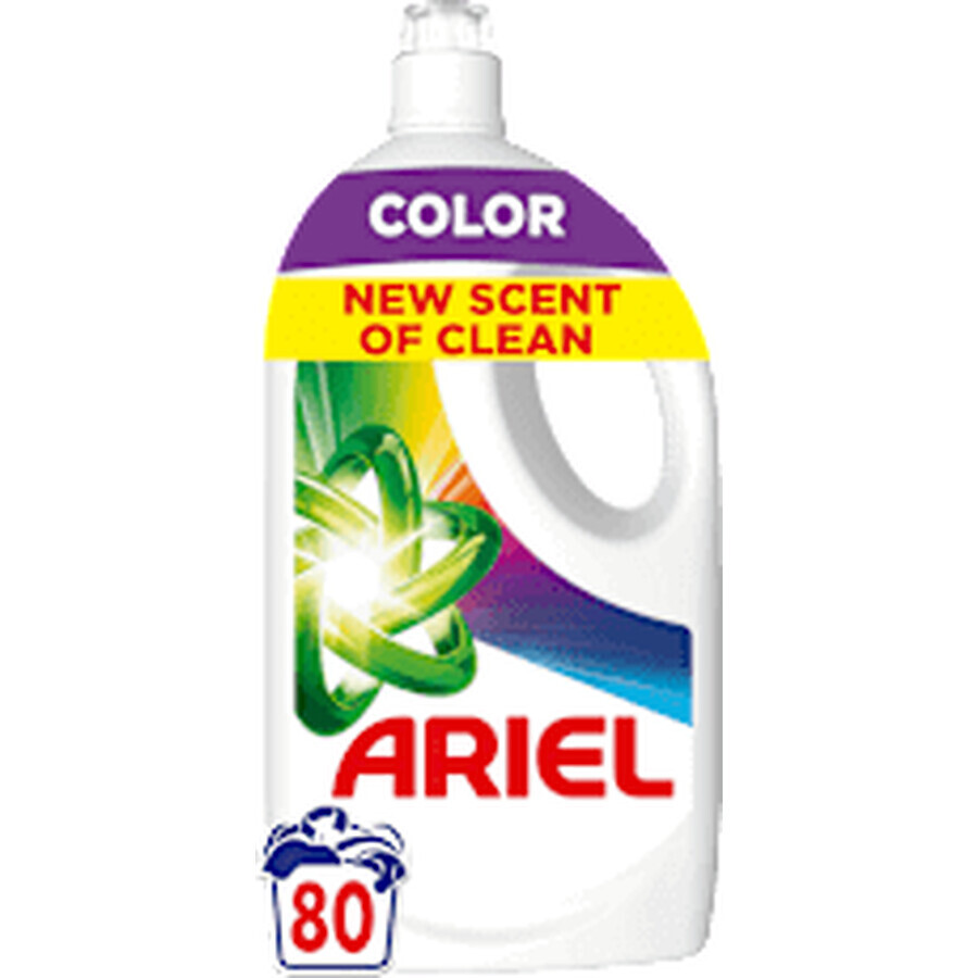 ARIEL Detergente liquido per bucato colorato 80 lavaggi, 3,6 l