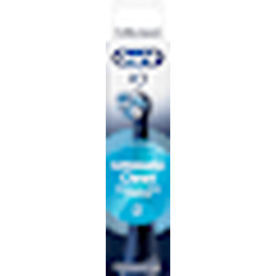 Oral-B IO Ultimate Clean Brush Reserves IO Ultimate Clean Black, 2 pièces