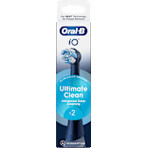 Oral-B IO Ultimate Clean Brush Reserves IO Ultimate Clean Black, 2 pièces Oral-B IO Ultimate Clean Brush Reserves IO Ultimate Clean Black, 2 pièces