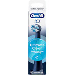 Oral-B IO Ultimate Clean Brush Reserves IO Ultimate Clean Black, 2 pièces Oral-B IO Ultimate Clean Brush Reserves IO Ultimate Clean Black, 2 pièces
