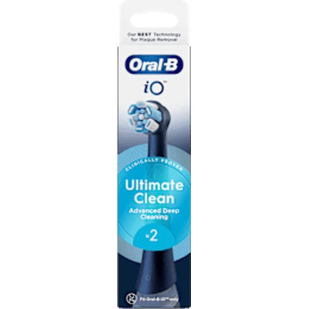 Oral-B IO Ultimate Clean Brush Reserves IO Ultimate Clean Black, 2 pcs