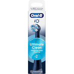 Oral-B IO Ultimate Clean Brush Reserves IO Ultimate Clean Black, 2 pièces Oral-B IO Ultimate Clean Brush Reserves IO Ultimate Clean Black, 2 pièces