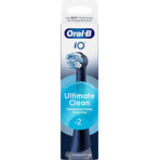 Oral-B IO Ultimate Clean Brush Reserves IO Ultimate Clean Black, 2 pièces Oral-B IO Ultimate Clean Brush Reserves IO Ultimate Clean Black, 2 pièces