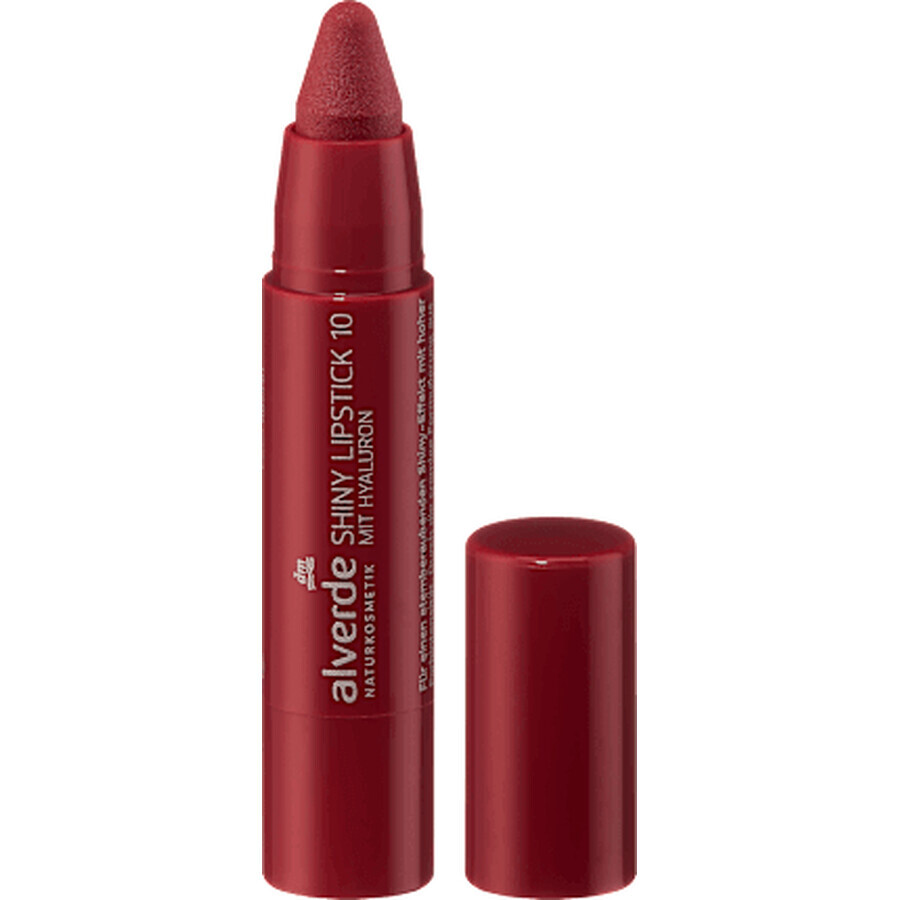 alverde NATURKOSMETIK Ruj Brillante Nº 10 Beso Rojo