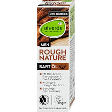 alverde NATURKOSMETIK MEN Bartöl Raue Natur, 30 ml