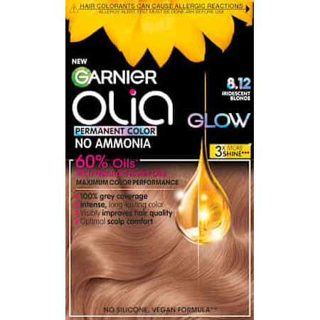 GARNIER olia Permanentfarbe 8.12 Schillerndes Blond, 174 ml